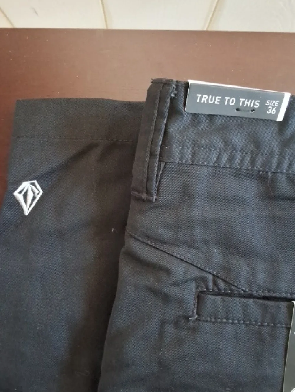 Volcom Black Shorts - Frickin Regular Fit - Picture 4 of 4